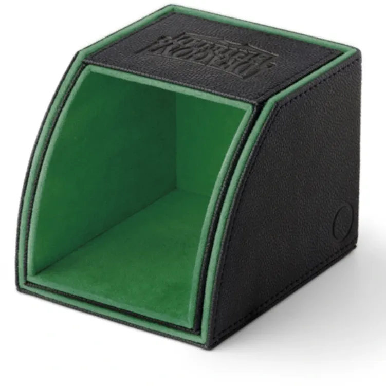 Deck Box Nest 100 Preta/Verde - Dragon Shield Deck Box Nest 100 Preta/Verde - Dragon Shield