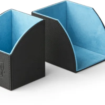 Deck Box Nest 100 Preta/Azul - Dragon Shield Deck Box Nest 100 Preta/Azul - Dragon Shield