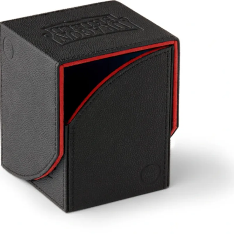 Deck Box Nest 100 Preta/Vermelha - Dragon Shield Deck Box Nest 100 Preta/Vermelha - Dragon Shield