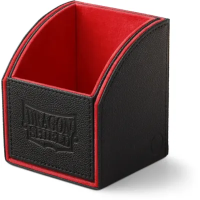 Deck Box Nest 100 Preta/Vermelha - Dragon Shield Deck Box Nest 100 Preta/Vermelha - Dragon Shield