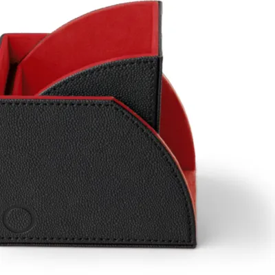 Deck Box Nest 100 Preta/Vermelha - Dragon Shield Deck Box Nest 100 Preta/Vermelha - Dragon Shield