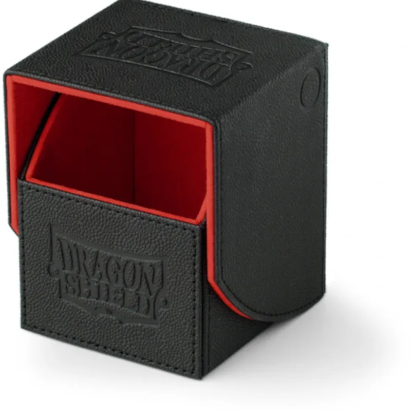 Deck Box Nest 100 Preta/Vermelha - Dragon Shield Deck Box Nest 100 Preta/Vermelha - Dragon Shield