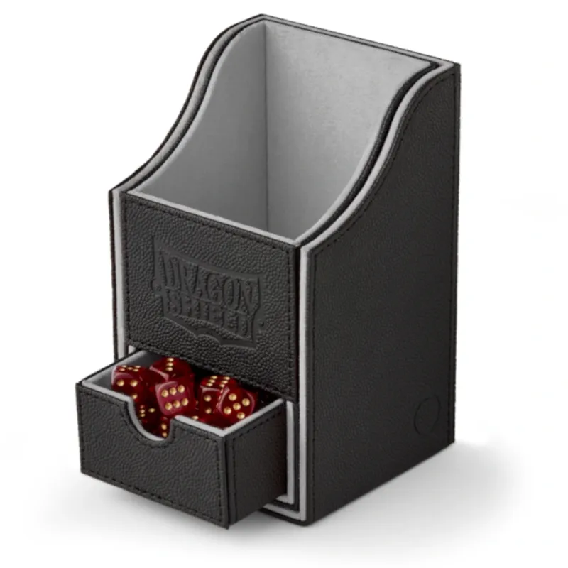 Deck Box Nest+ 100 Preta/Cinza Claro - Dragon Shield Deck Box Nest+ 100 Preta/Cinza Claro - Dragon Shield