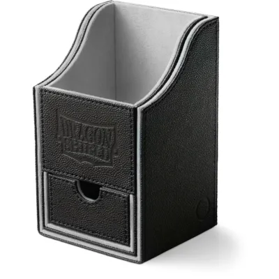 Deck Box Nest+ 100 Preta/Cinza Claro - Dragon Shield Deck Box Nest+ 100 Preta/Cinza Claro - Dragon Shield