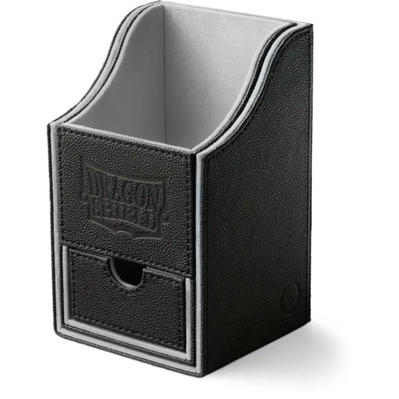 Deck Box Nest+ 100 Preta/Cinza Claro - Dragon Shield Deck Box Nest+ 100 Preta/Cinza Claro - Dragon Shield