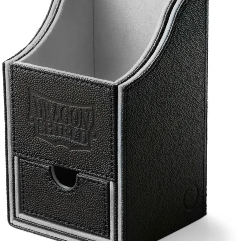 Deck Box Nest+ 100 Preta/Cinza Claro - Dragon Shield Deck Box Nest+ 100 Preta/Cinza Claro - Dragon Shield
