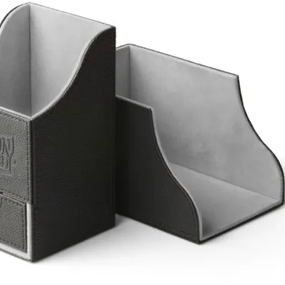 Deck Box Nest+ 100 Preta/Cinza Claro - Dragon Shield Deck Box Nest+ 100 Preta/Cinza Claro - Dragon Shield