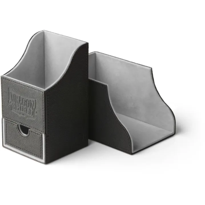 Deck Box Nest+ 100 Preta/Cinza Claro - Dragon Shield Deck Box Nest+ 100 Preta/Cinza Claro - Dragon Shield
