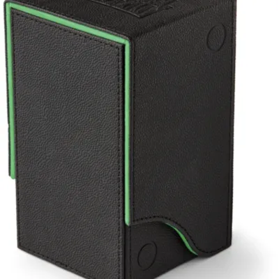 Deck Box Nest+ 100 Preta/Verde - Dragon Shield Deck Box Nest+ 100 Preta/Verde - Dragon Shield