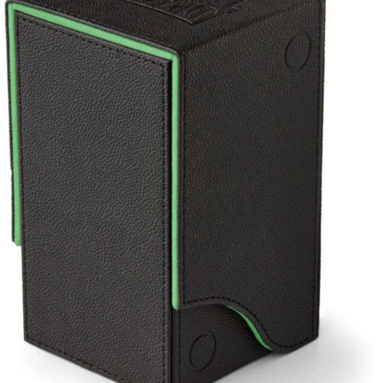 Deck Box Nest+ 100 Preta/Verde - Dragon Shield Deck Box Nest+ 100 Preta/Verde - Dragon Shield