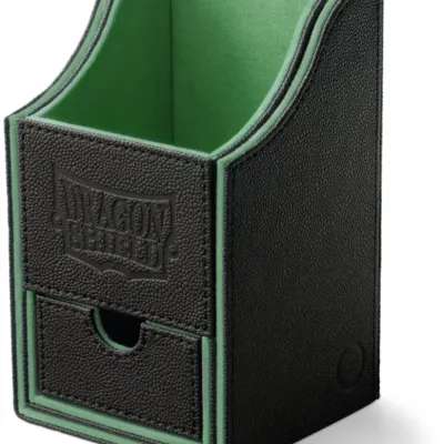 Deck Box Nest+ 100 Preta/Verde - Dragon Shield Deck Box Nest+ 100 Preta/Verde - Dragon Shield