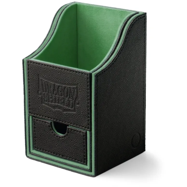 Deck Box Nest+ 100 Preta/Verde - Dragon Shield