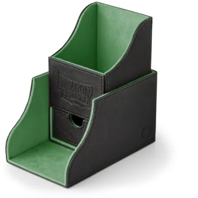 Deck Box Nest+ 100 Preta/Verde - Dragon Shield Deck Box Nest+ 100 Preta/Verde - Dragon Shield