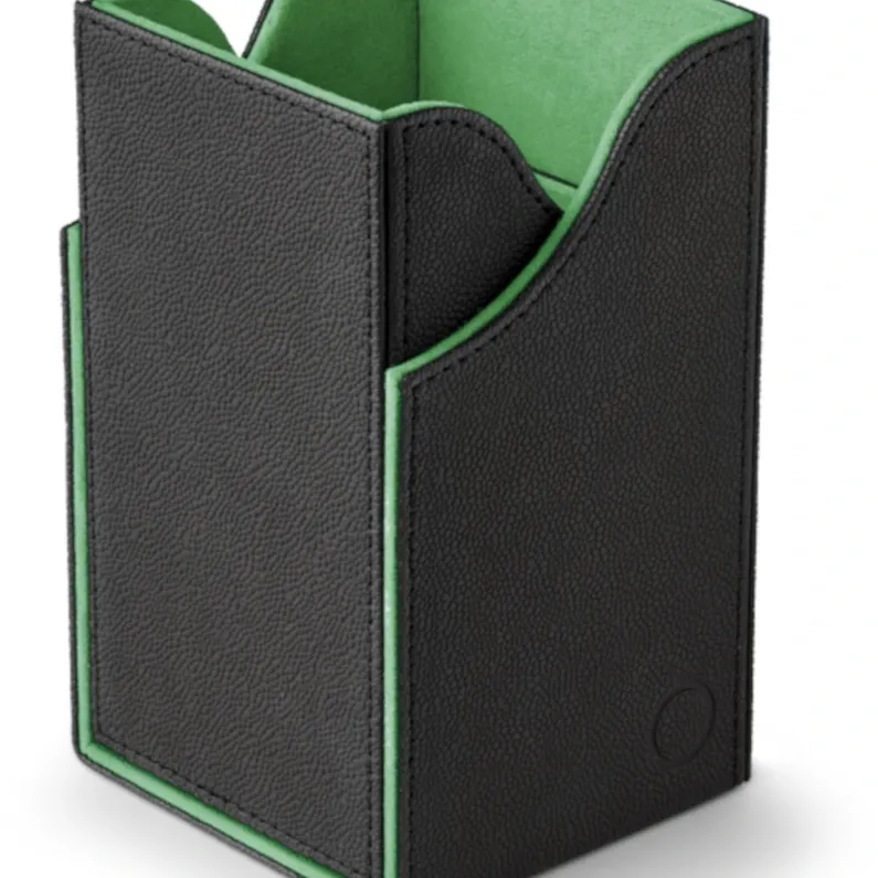 Deck Box Nest+ 100 Preta/Verde - Dragon Shield Deck Box Nest+ 100 Preta/Verde - Dragon Shield