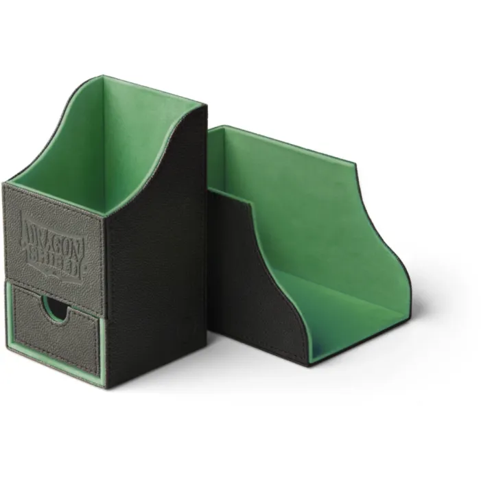 Deck Box Nest+ 100 Preta/Verde - Dragon Shield