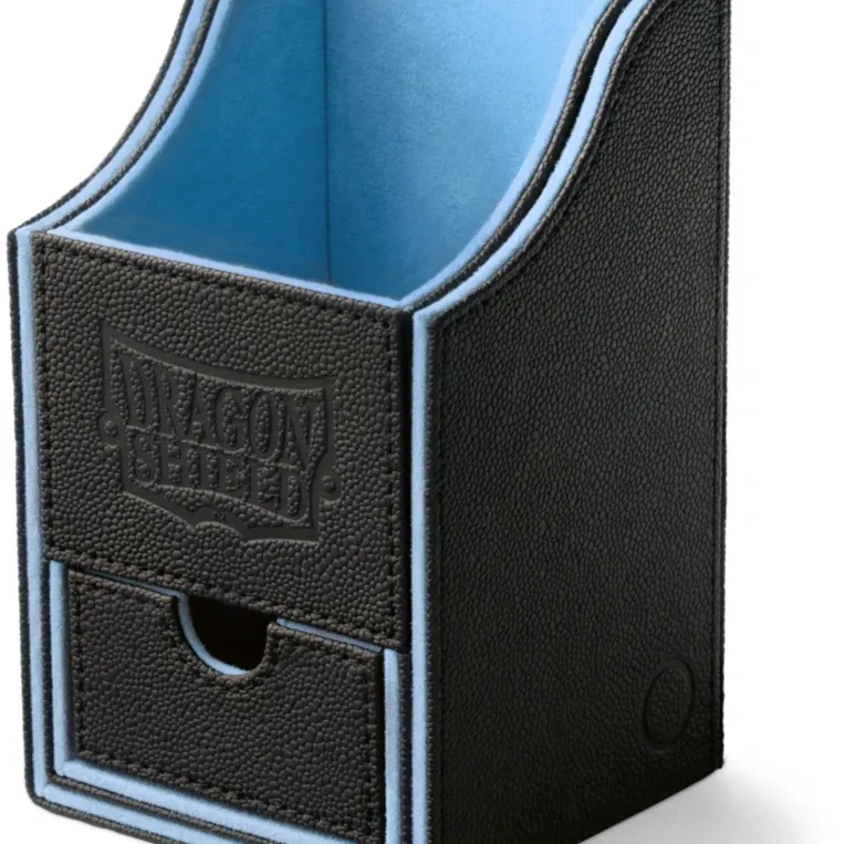 Deck Box Nest+ 100 Preta/Azul - Dragon Shield Deck Box Nest+ 100 Preta/Azul - Dragon Shield