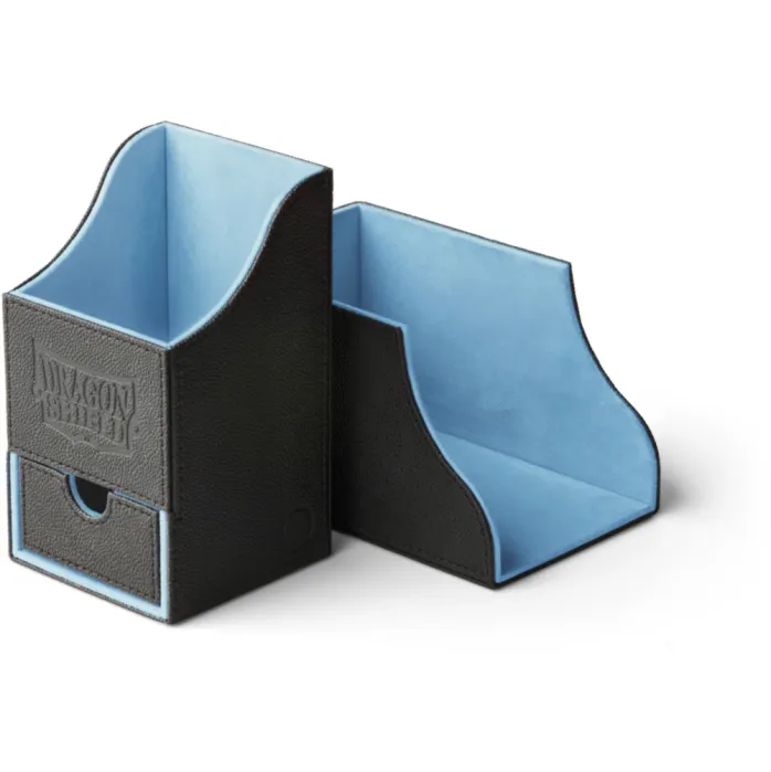 Deck Box Nest+ 100 Preta/Azul - Dragon Shield