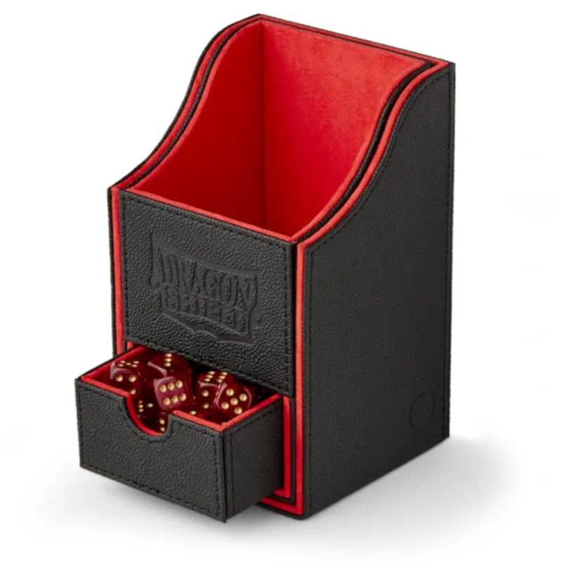 Deck Box Nest+ 100 Preta/Vermelha - Dragon Shield Deck Box Nest+ 100 Preta/Vermelha - Dragon Shield