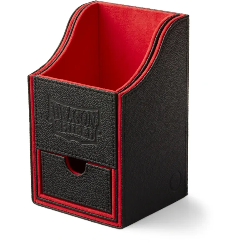 Deck Box Nest+ 100 Preta/Vermelha - Dragon Shield Deck Box Nest+ 100 Preta/Vermelha - Dragon Shield