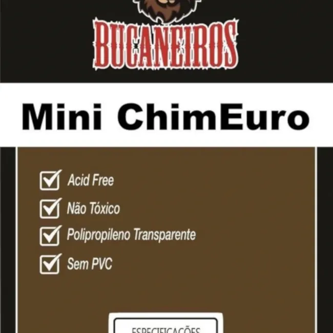 Protetor de Cartas 43,5mm x 67,5mm c/ 100 (Mini Chimeuro) - Bucaneiros