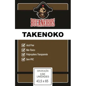 Protetor de Cartas 43,5mm x 65mm c/ 100 Customizado - Bucaneiros