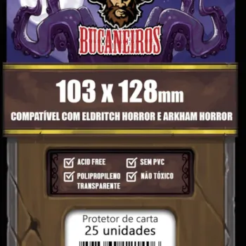 Protetor de Cartas 103mm x 128mm c/ 25 Customizado - Bucaneiros