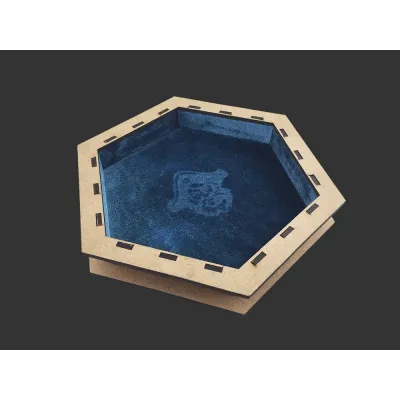 Bandeja de dados Premium - Azul