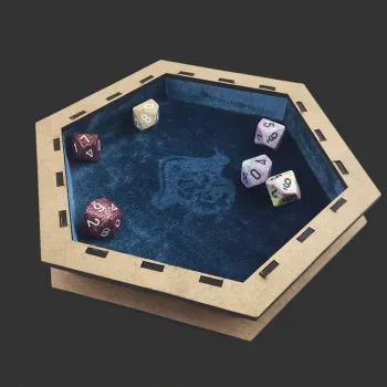 Bandeja de dados Premium - Azul