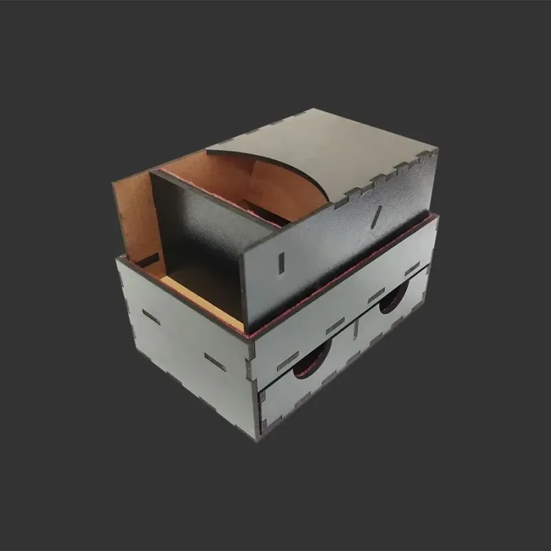 Torre de Dados c/ gaveta Premium - Vermelho