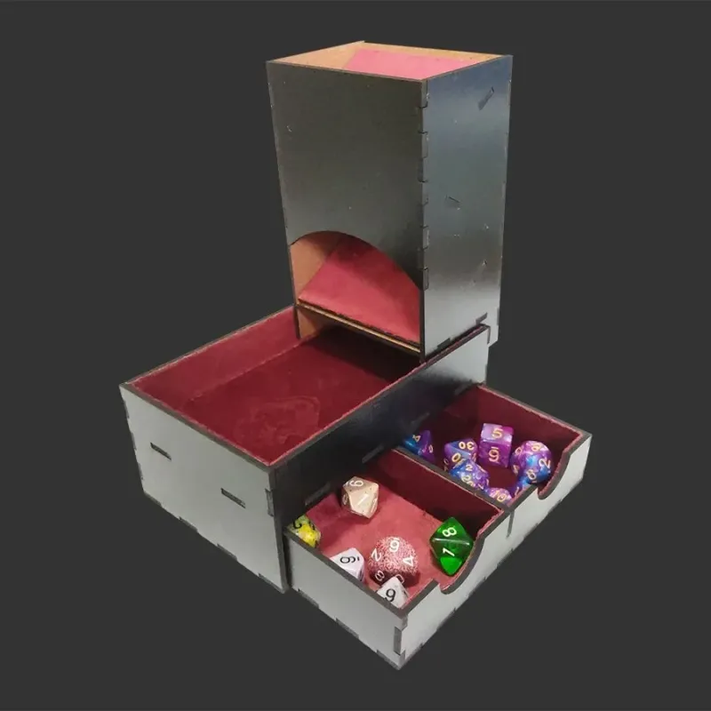 Torre de Dados c/ gaveta Premium - Vermelho