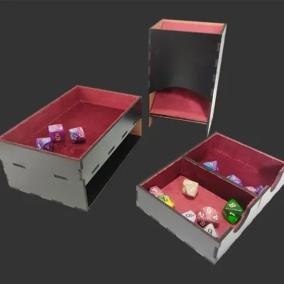 Torre de Dados c/ gaveta Premium - Vermelho