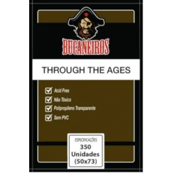 Protetor de Cartas 50mm x 73mm c/ 350 Customizado - Bucaneiros