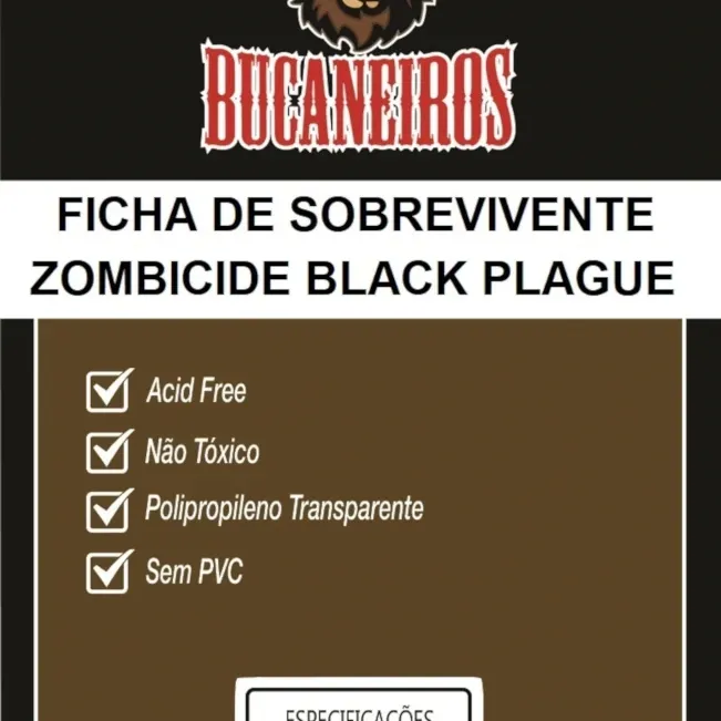 Protetor de Cartas 76mm x 88mm c/ 100 Customizado - Bucaneiros Protetor de Cartas 76mm x 88mm c/ 100 Customizado - Bucaneiros