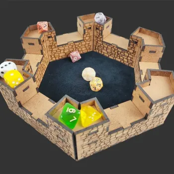 Castelo de Dados Premium - Preto