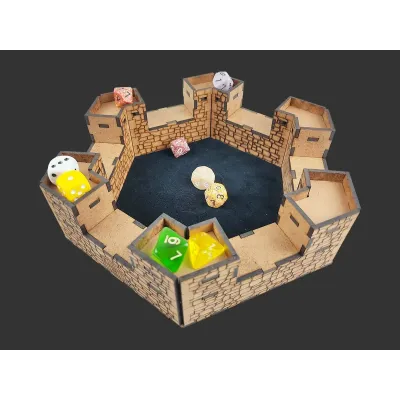 Castelo de Dados Premium - Preto