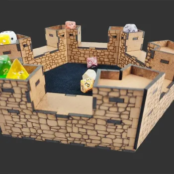 Castelo de Dados Premium - Preto