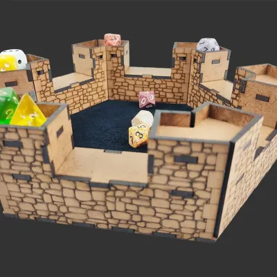 Castelo de Dados Premium - Preto Castelo de Dados Premium - Preto