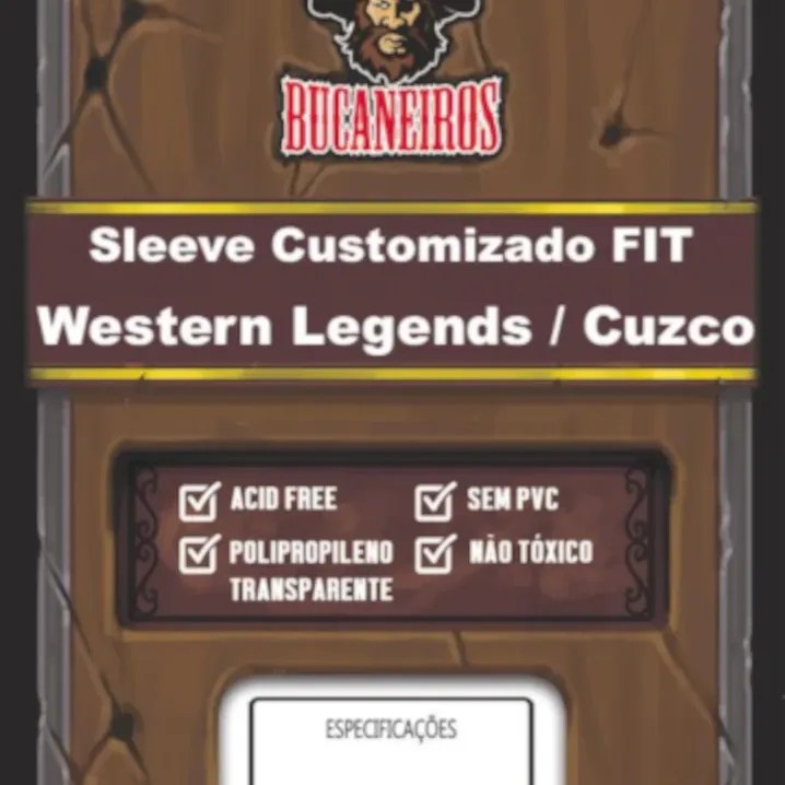 Protetor de Cartas 45mm x 63mm c/ 100 Customizado - Bucaneiros
