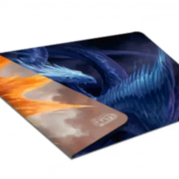 PlayMat Dupla-Face Dragões Cristal Safira e Rubi (61cm x 35cm) - Central Mats