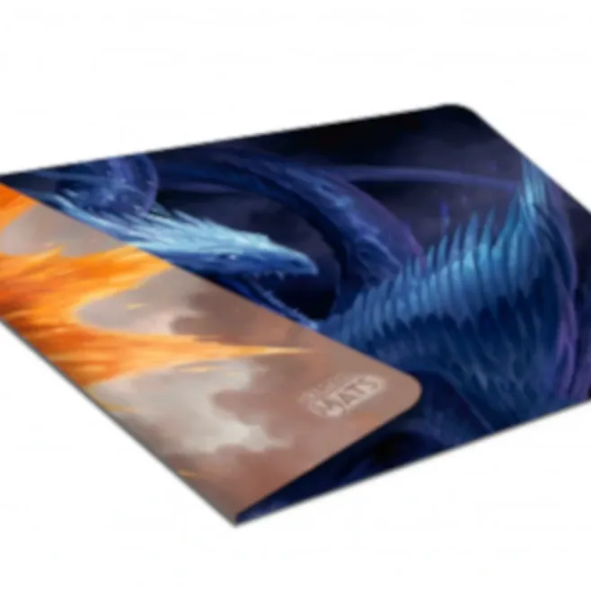 PlayMat Dupla-Face Dragões Cristal Safira e Rubi (61cm x 35cm) - Central Mats PlayMat Dupla-Face Dragões Cristal Safira e Rubi (61cm x 35cm) - Central Mats