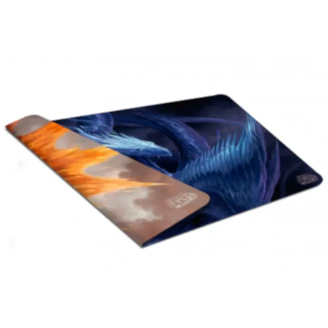 PlayMat Dupla-Face Dragões Cristal Safira e Rubi (61cm x 35cm) - Central Mats