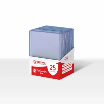 TopLoader Rígido: Transparente c/ 25 - Central TopLoader Rígido: Transparente c/ 25 - Central