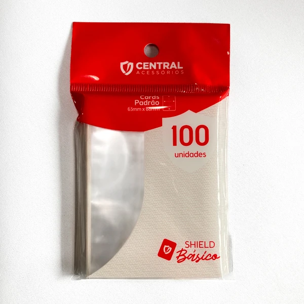 Protetor de Cartas 65mm x 90mm (Padrão) Transparente c/ 100 - Central Protetor de Cartas 65mm x 90mm (Padrão) Transparente c/ 100 - Central