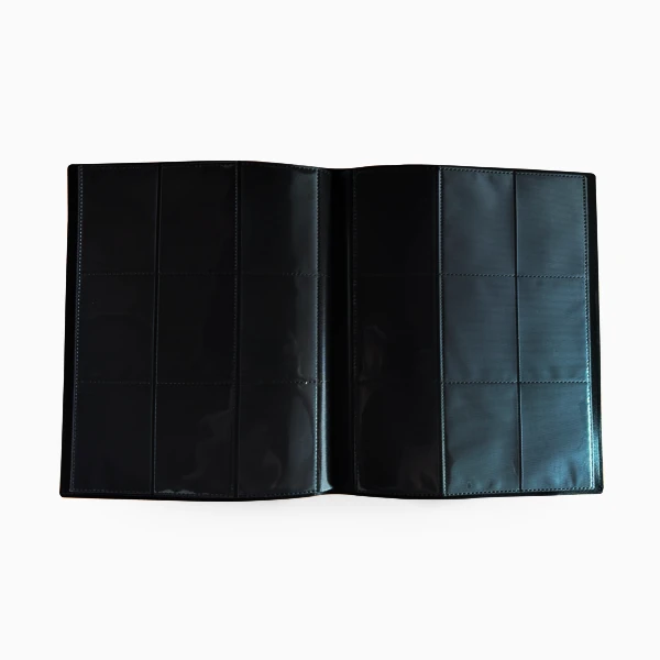 Portfólio 18 bolsos 20 folhas Preto Central Álbum - Central Distribuidora