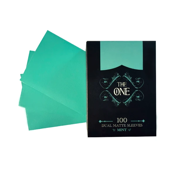 Protetor de Cartas 66mm x 91mm (Padrão) The One Menta c/ 100 - Central Protetor de Cartas 66mm x 91mm (Padrão) The One Menta c/ 100 - Central