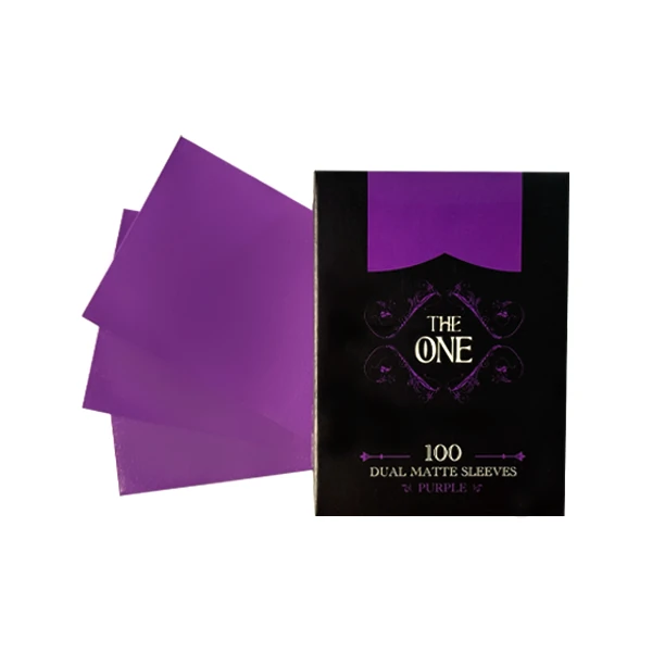 Protetor de Cartas 66mm x 91mm (Padrão) The One Roxo c/ 100 - Central