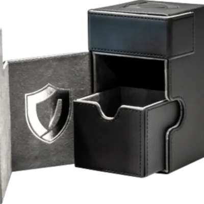 Deck Box Preto p/ 100 cards - Torre 100+ - Central Deck Box Preto p/ 100 cards - Torre 100+ - Central