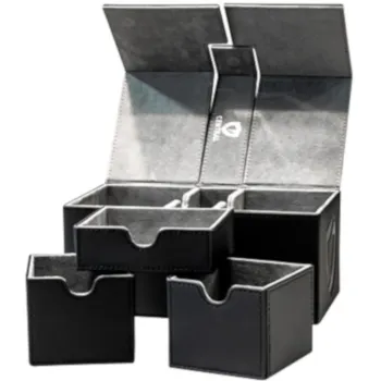 Deck Box Preto p/ 200 cards - Torre 200+ - Central