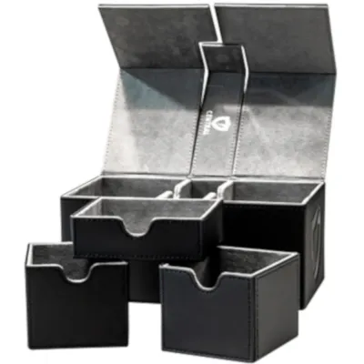 Deck Box Preto p/ 200 cards - Torre 200+ - Central