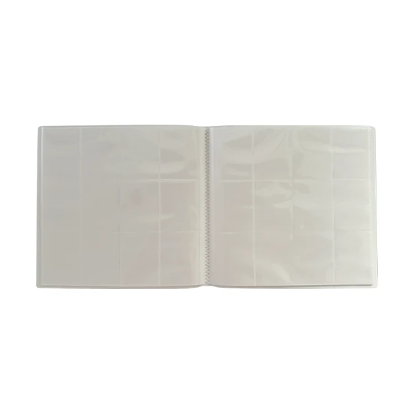 Portfólio 24 bolsos 20 folhas Branco Central Álbum - Central Acessórios
